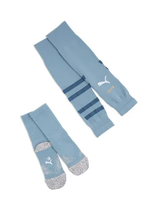 Chaussettes de Football Bleu Garçon Puma Team Om Graphic 1