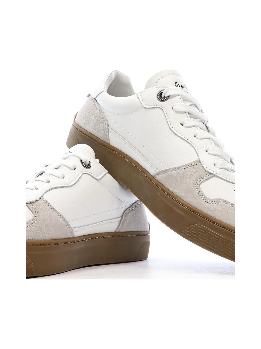 Baskets Blanches Homme Pepe jeans Camden One 7