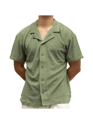 Chemise Kaki Homme Paname Brothers CHARLY 1