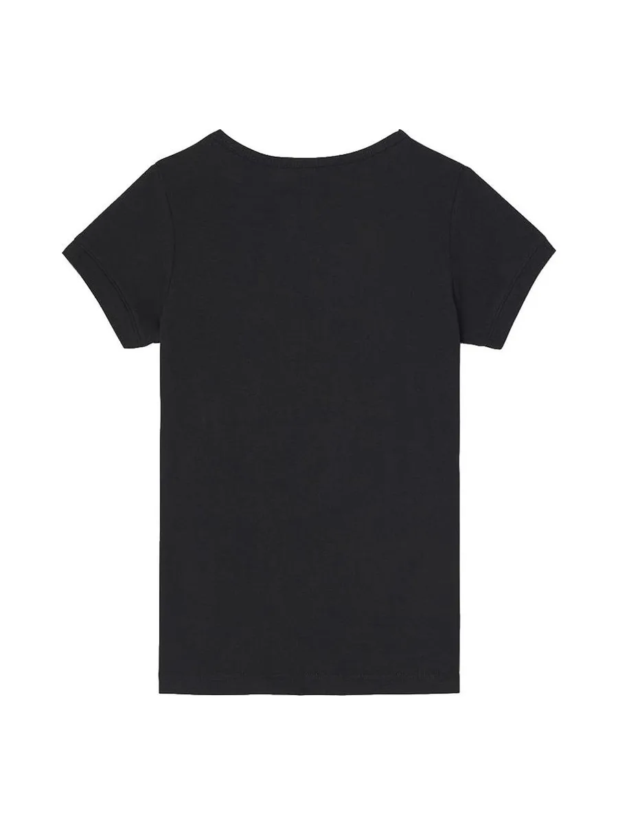 T-shirt Noir Fille Le Temps Des Cerises Nita 2