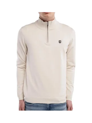 Pull 1/4 Zip Écru Homme Teddy Smith Marty 2 1