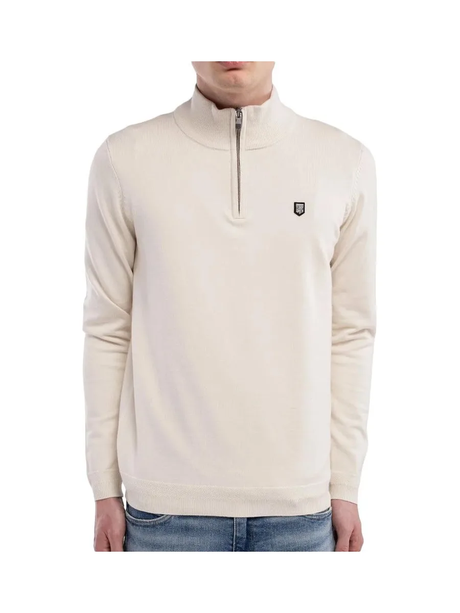 Pull 1/4 Zip Écru Homme Teddy Smith Marty 2 2