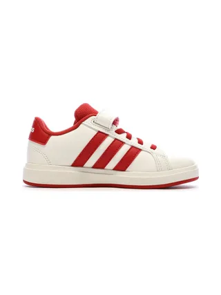 Baskets Ecru/Rouge Garçon Adidas Grand Court 2.0 El C 2