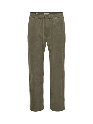 Pantalon fluide Vert Homme Only & Sons Fade 1