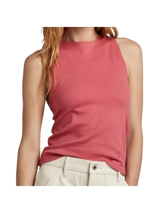 Débardeur Rose Femme G Star Raw Racer Slim 1