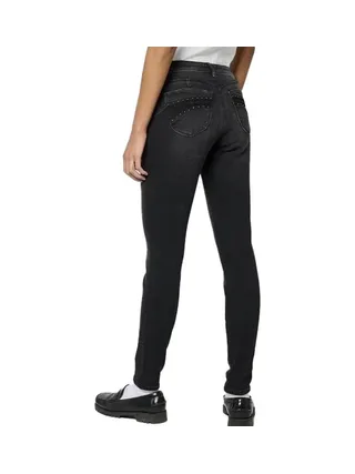 Jean Slim Gris Foncé Femme Kaporal Jeans FLORE 2