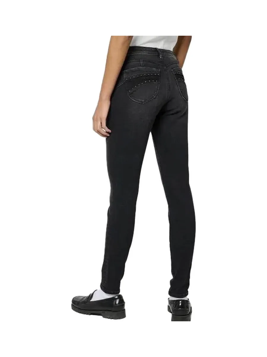 Jean Slim Gris Foncé Femme Kaporal Jeans FLORE 3