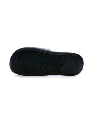 Claquettes noires homme Puma Popcat 20 2