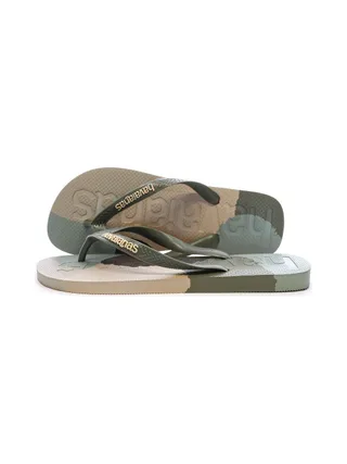 Tongs Verte/Beige Homme Havaianas Slim 1740 1