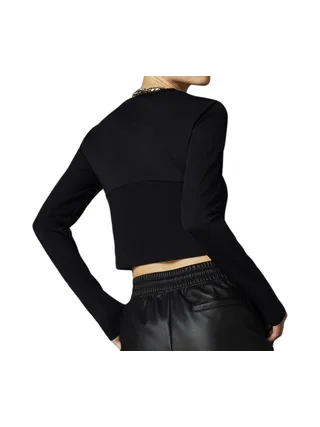 T-Shirt Noir Femme Adidas Rib Top 2