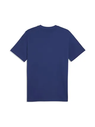 T-Shirt Bleu Logo Graphique Homme Puma Summer 2