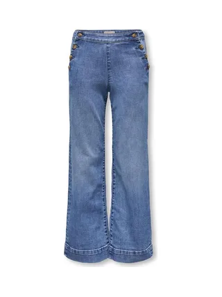 Jean Loose Bleu Fille Kids ONLY Gmadison 1