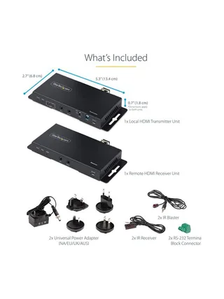 4K 60Hz HDMI over Fiber Extender Kit 12