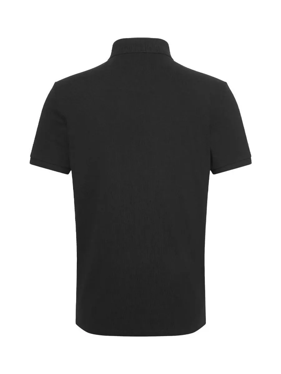 Polo Noir Homme Calvin Klein Jeans Ss Monogram Pique 2