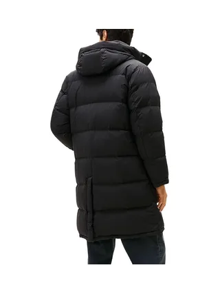 Doudoune Noire Homme Tommy Hilfiger Tjm Hooded Down Maxi 2