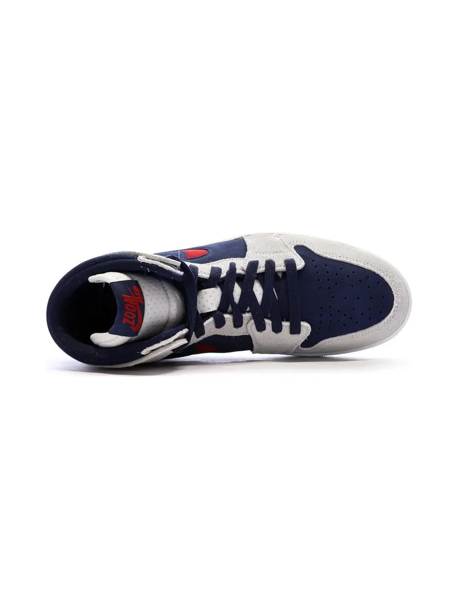 Nike Air Jordan 1 Zm Air Bleu/Gris Homme Nike 5