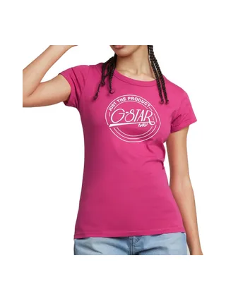 T-shirt Rose Femme G-Star Raw D25709 1