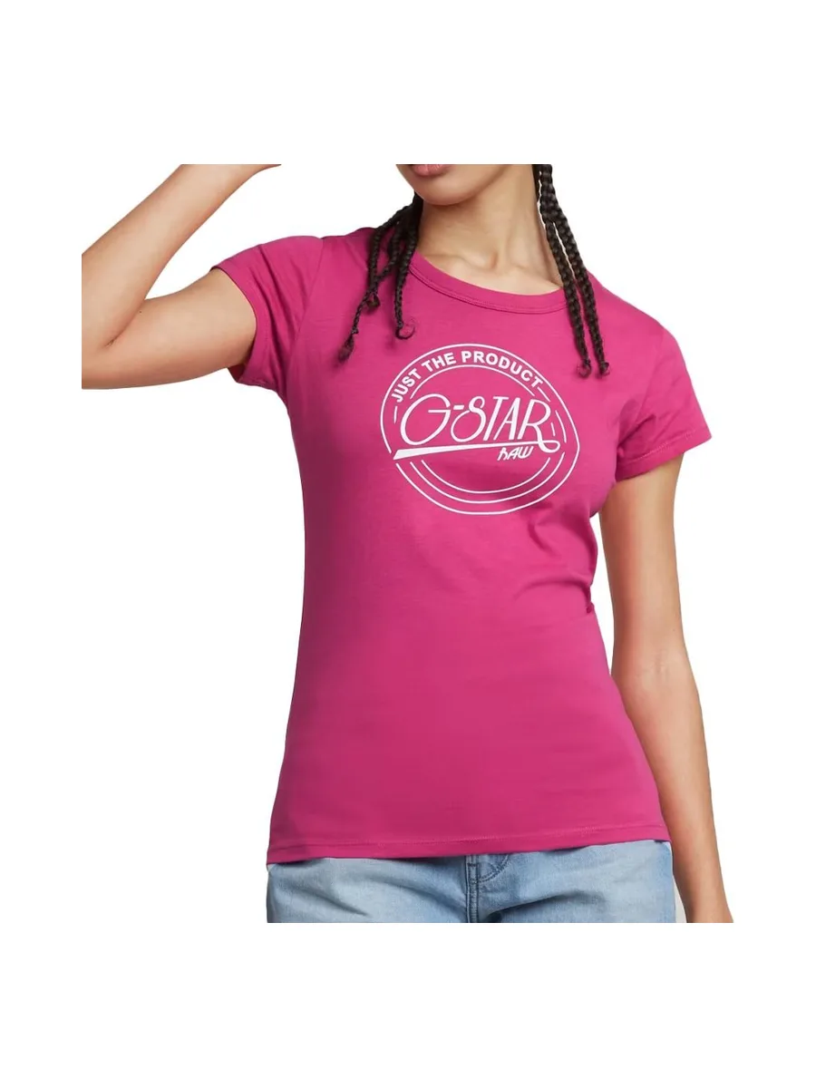 T-shirt Rose Femme G-Star Raw D25709 1