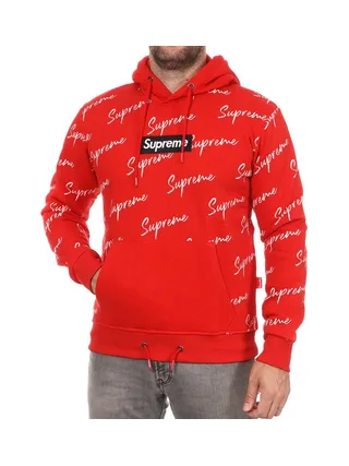 Sweat à Capuche Rouge Homme Supreme Grip Ally 1