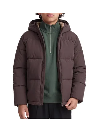 Doudoune Marron Garçon Jack & Jones Galaxy Puffer 1