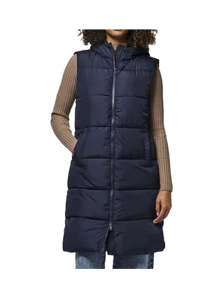 Doudoune Sans Manches Marine Femme Pieces Bee 1