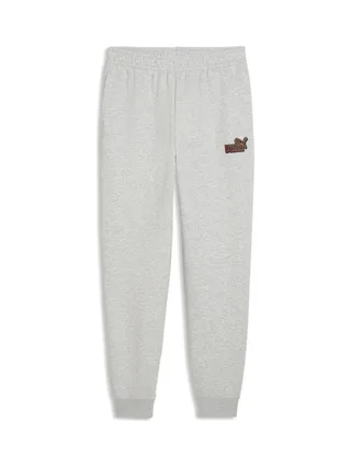 Jogging Noir Gris Puma Ess Logo Lab Relaxed 1