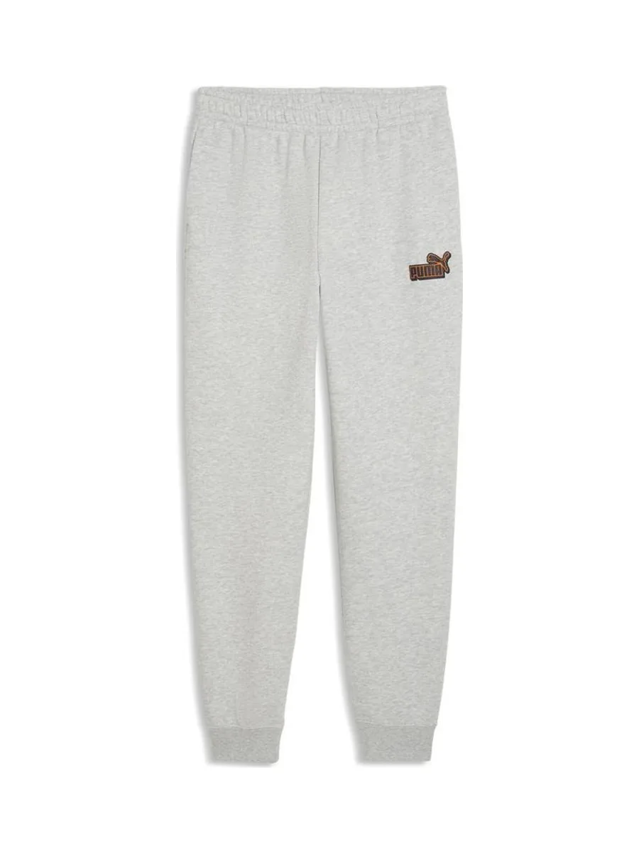 Jogging Noir Gris Puma Ess Logo Lab Relaxed 2