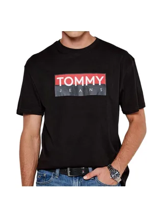 T-shirts Noir Homme Tommy Hilfiger Reg 1
