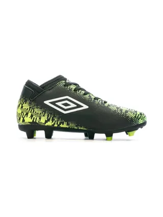 Chaussures football Noir/Jaune Garçon Umbro Form Net 2