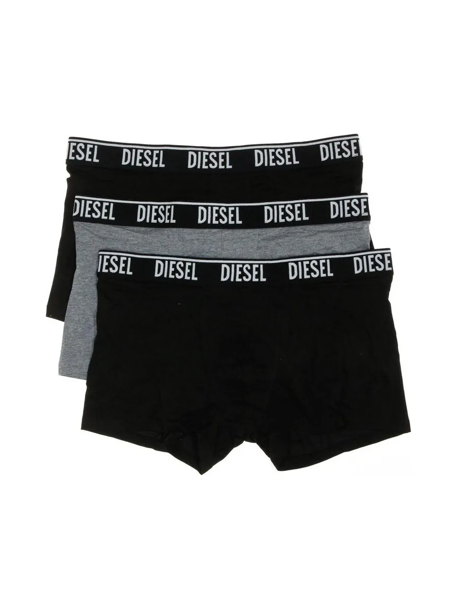x3 Boxers Noir/Gris Homme Diesel Shawnthreepack 2