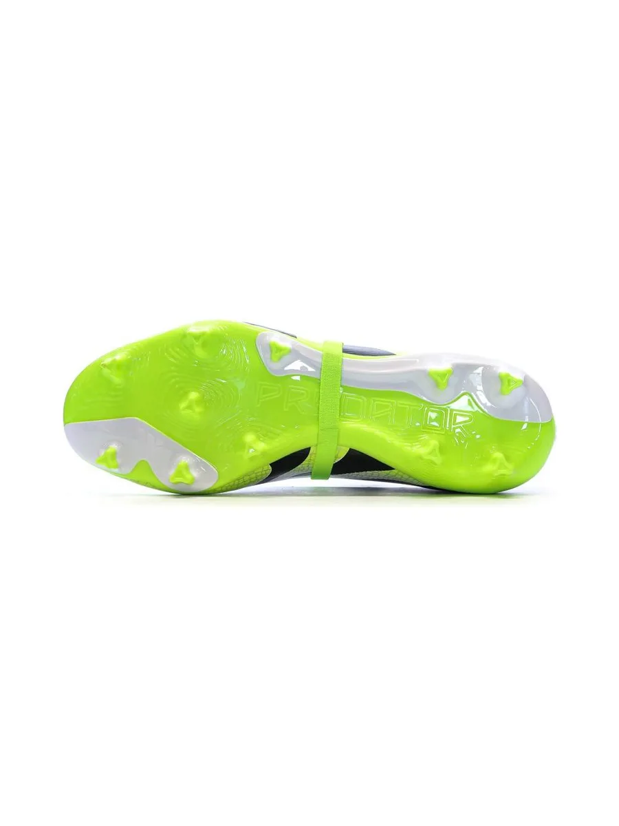 Chaussures de Foot Blanc/Jaune Adidas Predator League FT FG/MG 6