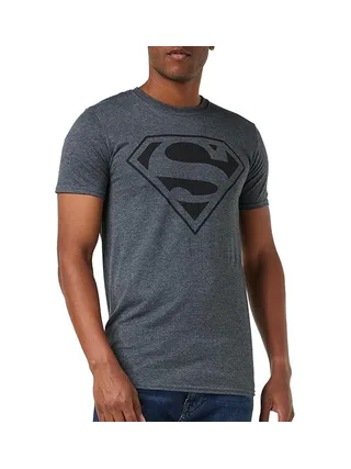 T-Shirt Gris Homme Comics Mono Superman 1