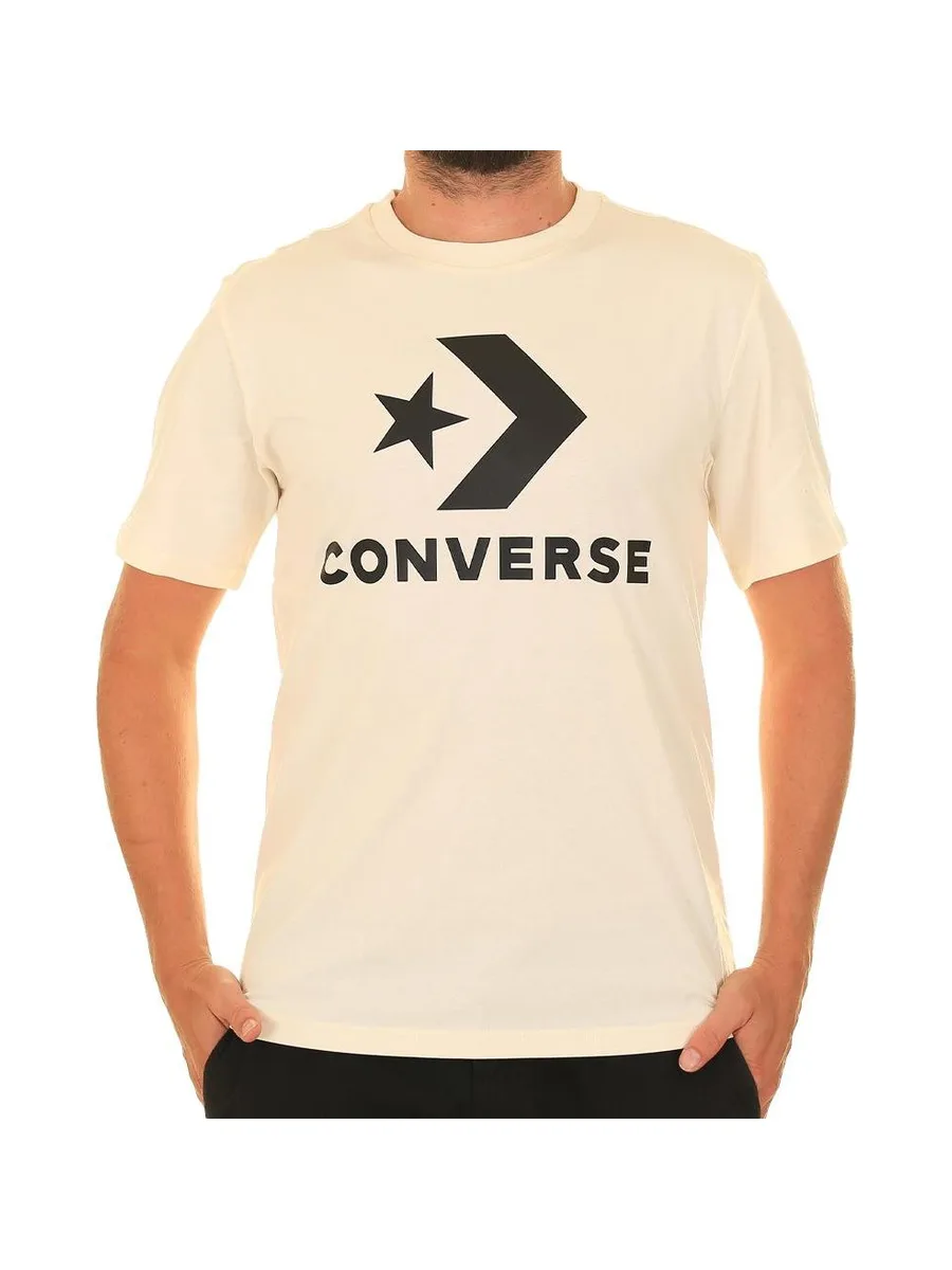 T-Shirt Ecru Homme Converse Large 2