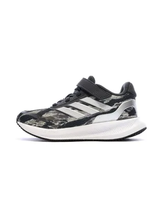 Baskets Noir/Beige Garçon Adidas Runfalcon 5 1