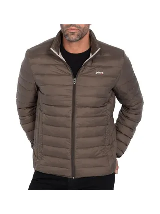 Doudoune Marron Homme Schott OAKLANDRS 1
