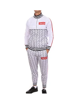 Survêtement Blanc Homme Supreme Grip Sanchez BLA 1