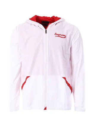 Veste Coupe-Vent Blanc Homme Supreme Grip Treeko 1