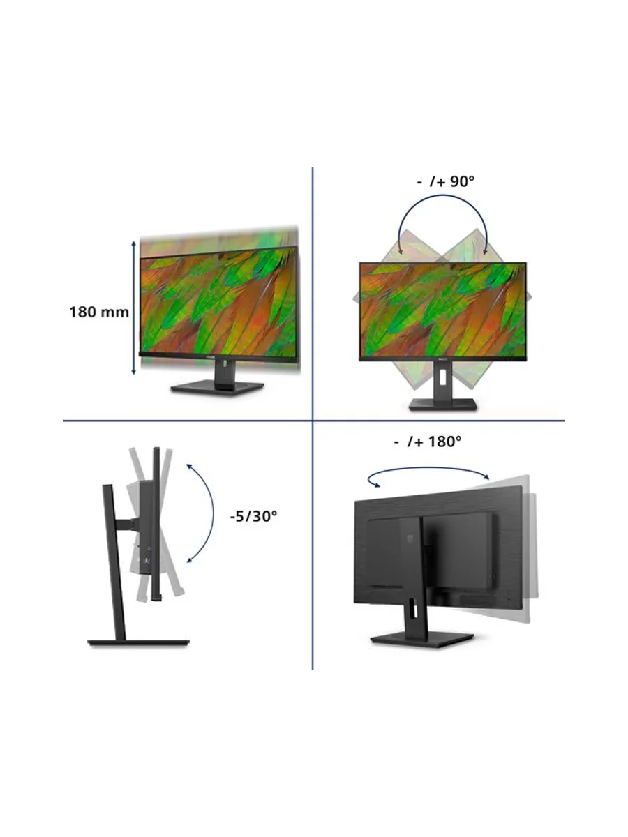 Philips 3000 series 32B1U3900/00 computer monitor 3