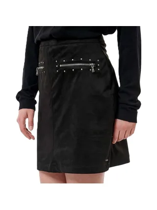 Jupe en Daim Noir Femme Kaporal BATIAH 1
