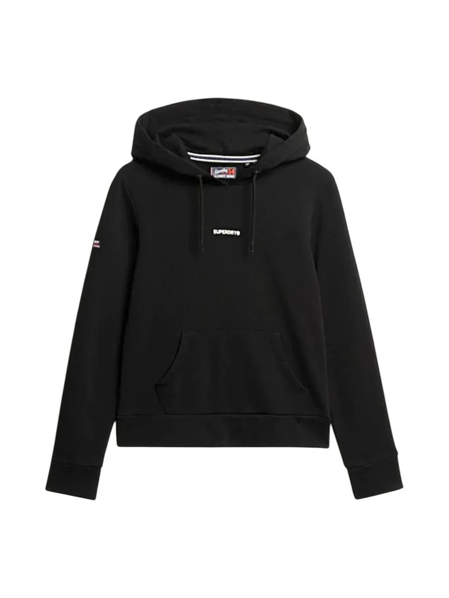 Sweat à Capuche Noir Femme Superdry Plain Hood 2