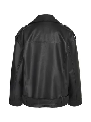 Perfecto Noir Femme Noisy May Paulina Oversize Biker Curve 2