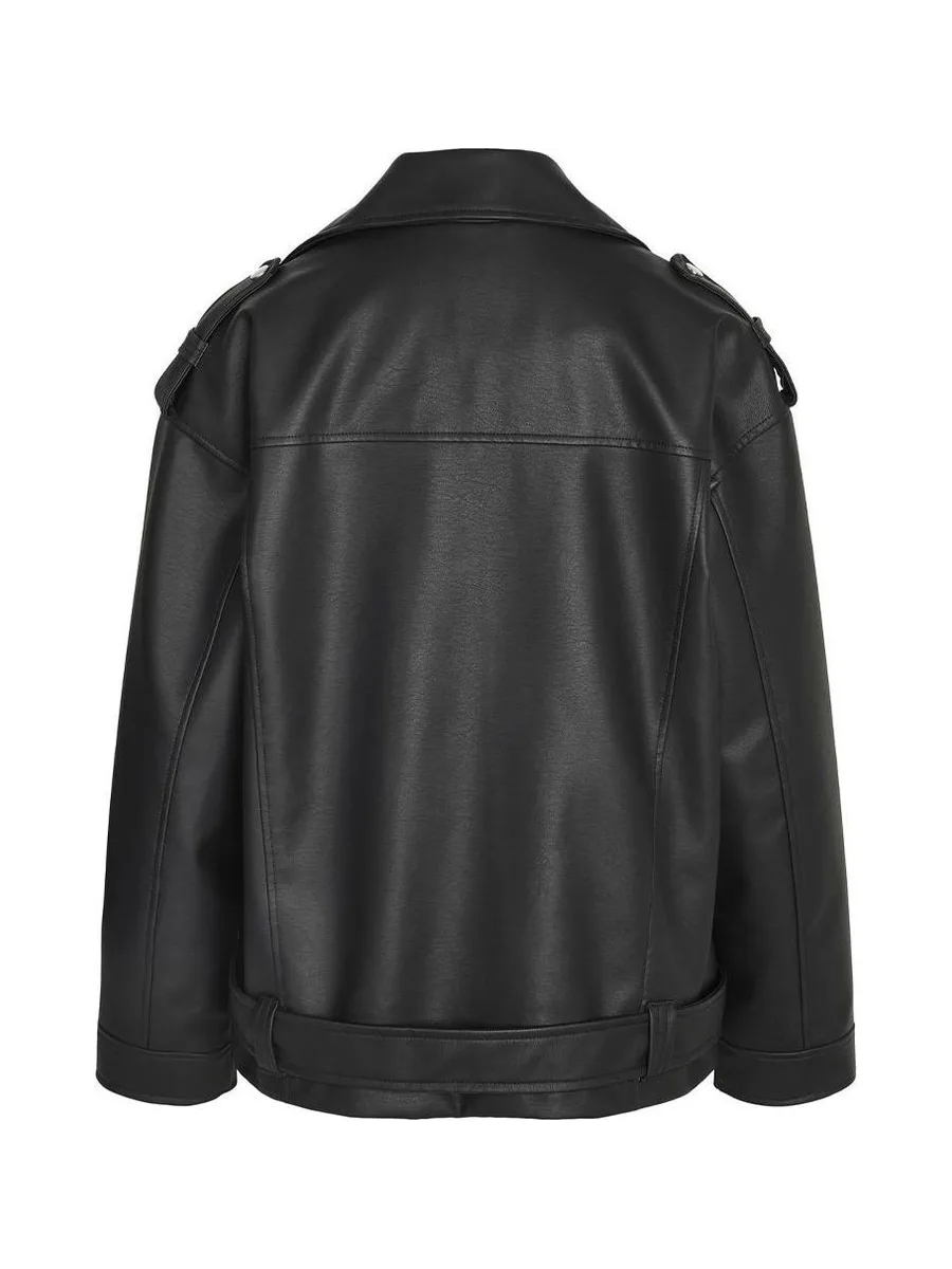 Perfecto Noir Femme Noisy May Paulina Oversize Biker Curve 3