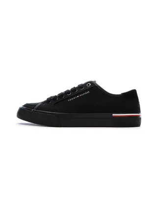 Baskets Noires Homme Tommy Hilfiger Core Corporate Vulcs 1