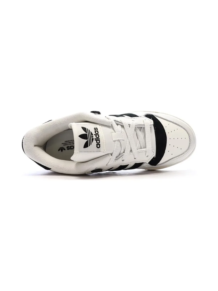 Baskets Blanches/Noires Femme Adidas Rivalry 86 5
