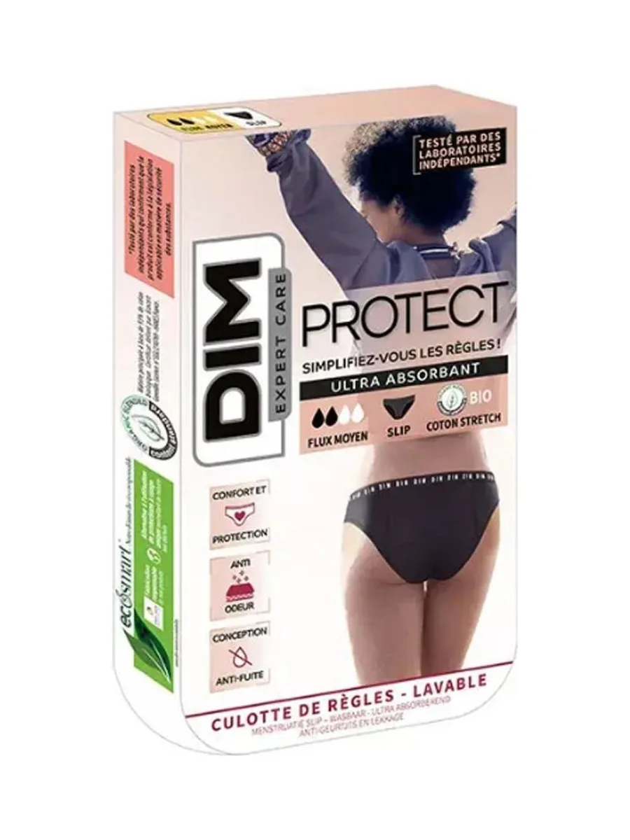 Culotte de Règles Noire Femme Dim DCAY7 1