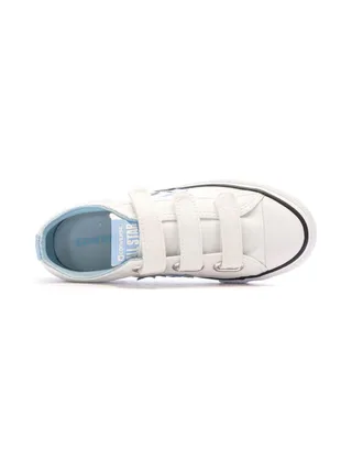 Baskets Blanches/Bleu Garçon Converse Star Player 76 Easy 4