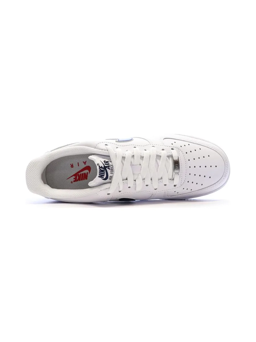 Baskets Blanc/Bleu Homme Nike Air Force 1 '07 Lv8 5