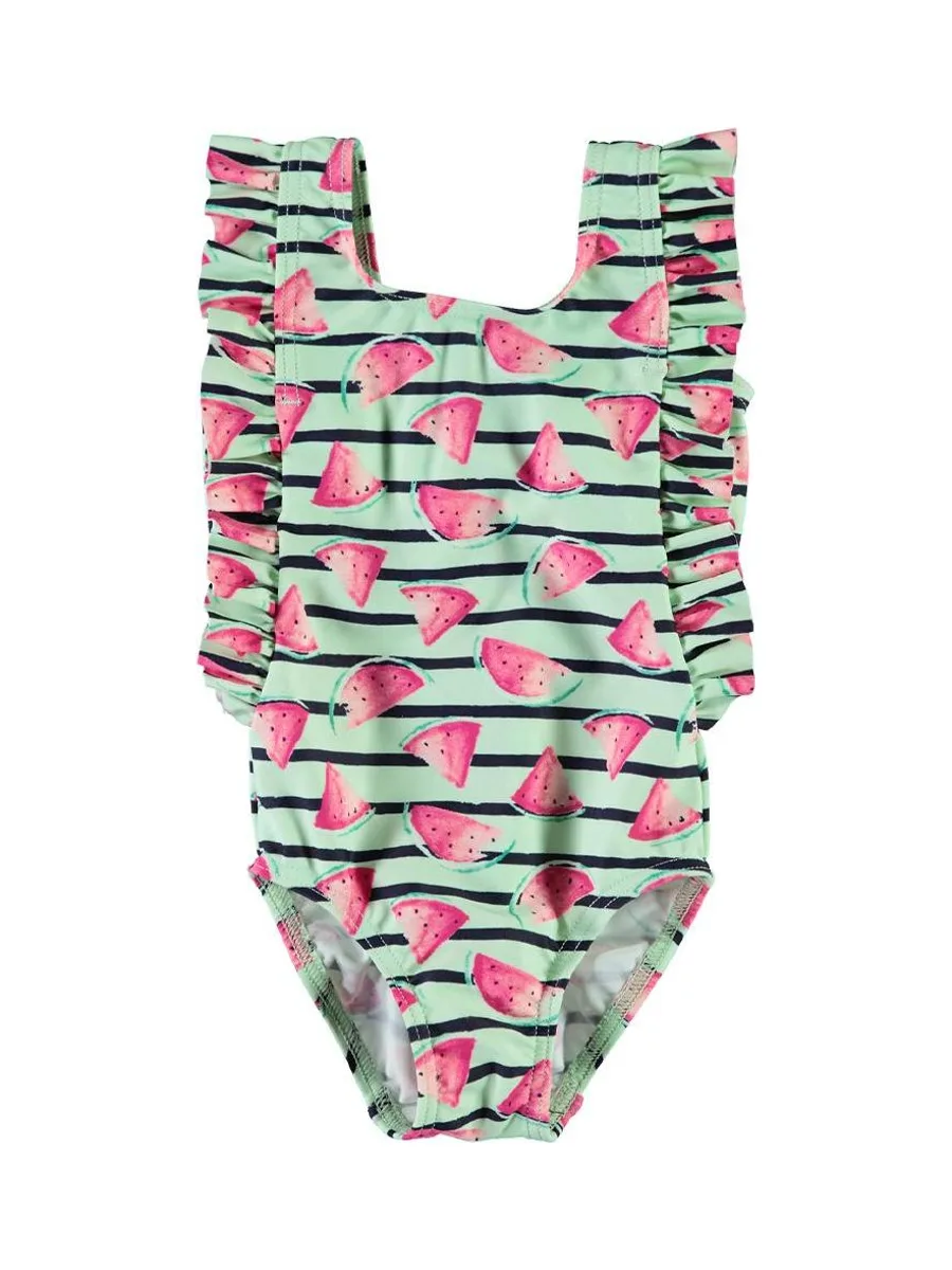 Maillot de Bain 1 pièce Vert Fille Name it Pastèque 1