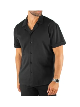 Chemise Noir Homme Paname Brothers Dov 1