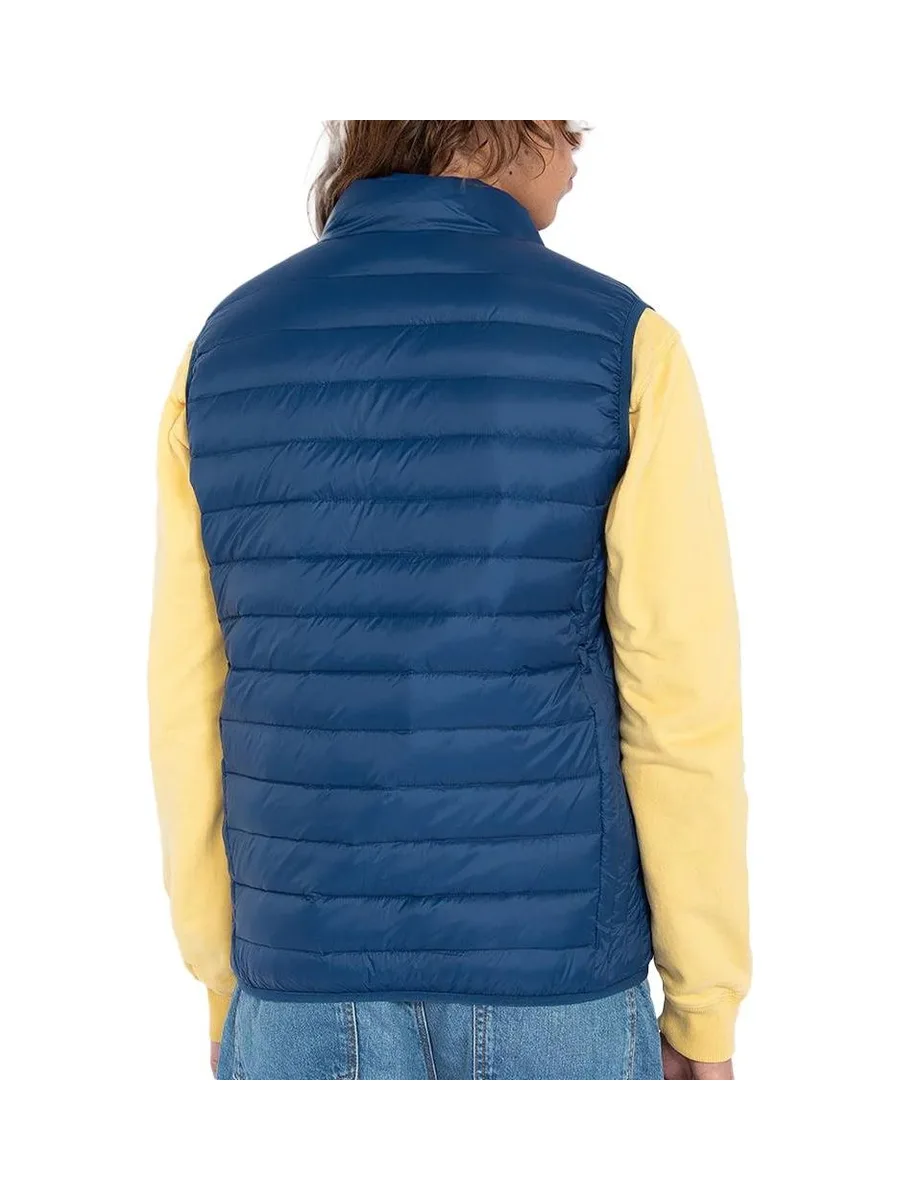 Doudoune Sans Manche Bleu Homme Schott OAKLANDVRS 3